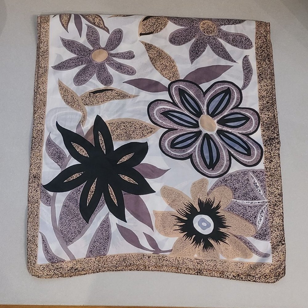 Floral Silk Scarf